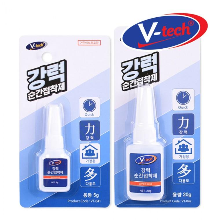 V텍 타일 도자기용 순간접착제 5g 20g 타일보수본드 타일본드 도자기본드