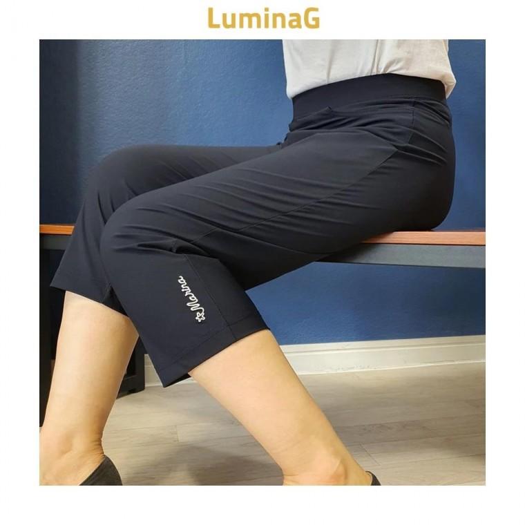 루미나D 여름 여성 국내 7부 바지 블랙