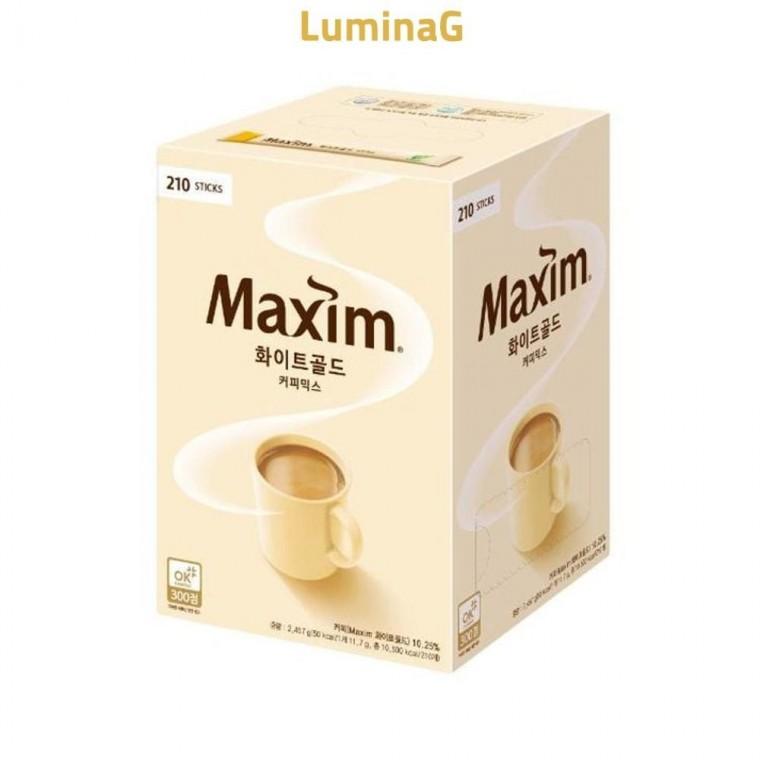 루미나D 맥심 커피믹스 11.7gx210t 화이트골드
