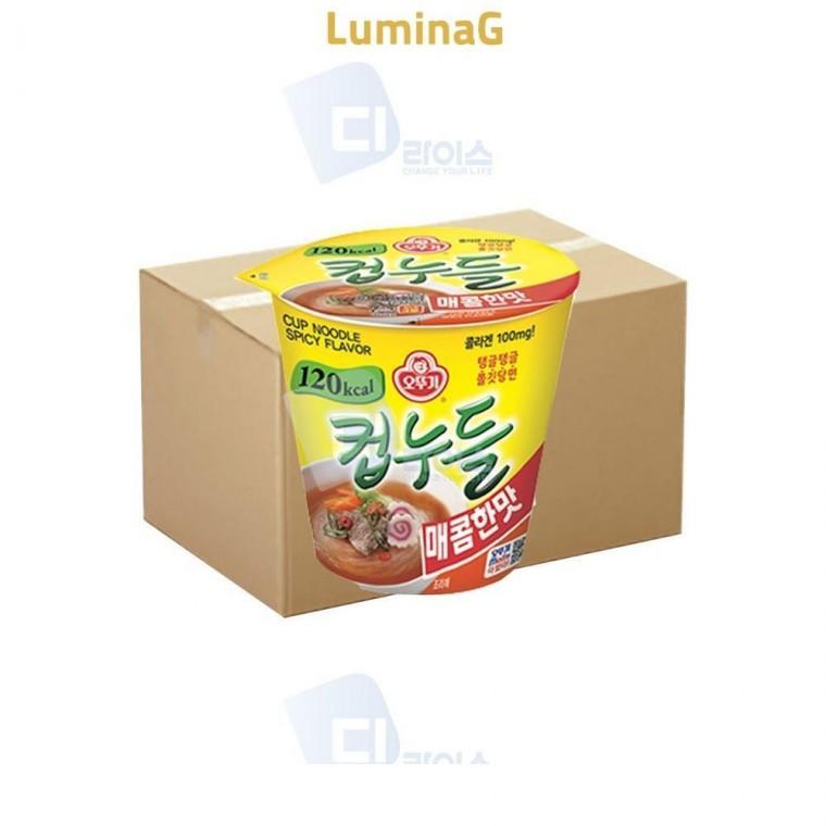 루미나D 컵누들 매콤한맛 소컵 60개 컵라면 미니컵