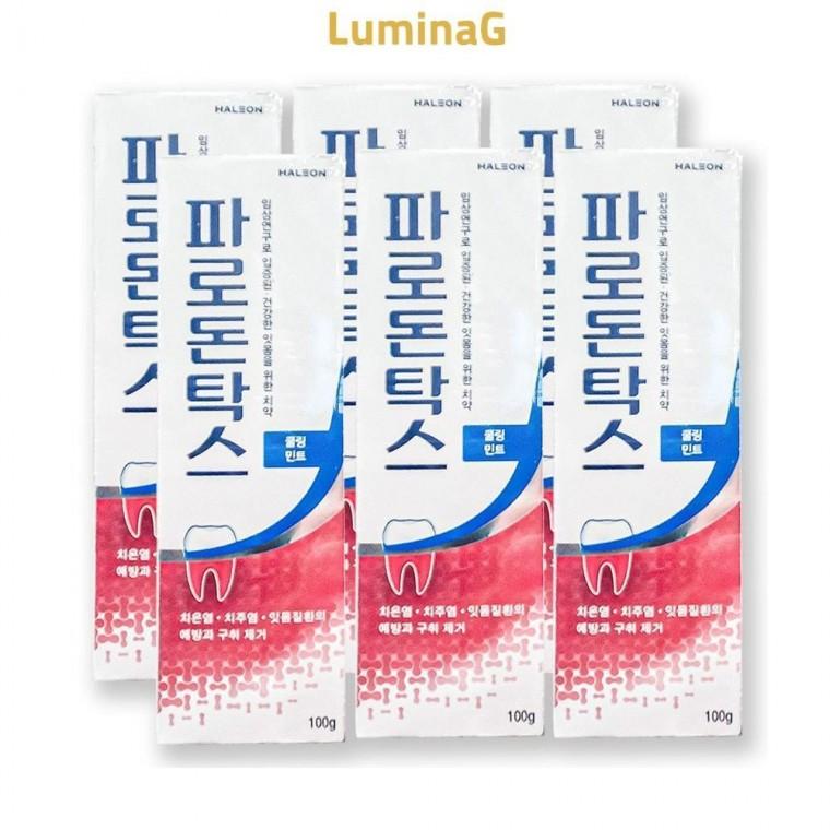 루미나D 파로돈탁스 치약 100g 6개 불소 잇몸케어 쿨링민트