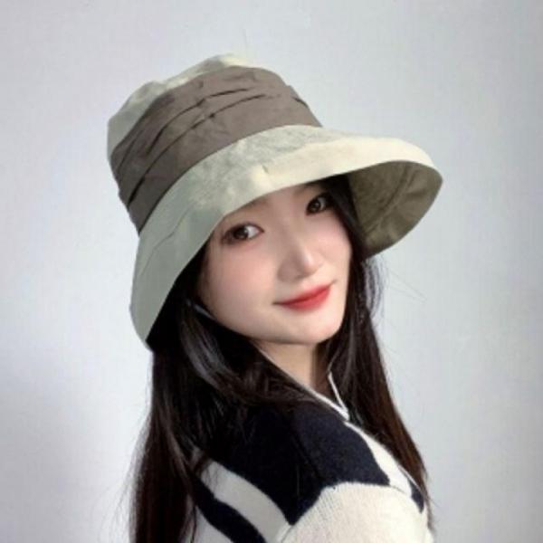 모리스 여성용 버킷햇(연 카키) 사파리 모자 벙거지 챙모자