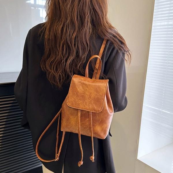 꼬네 여성 데일리 미니 빈티지 백팩 가방 학생 캐주얼 가을