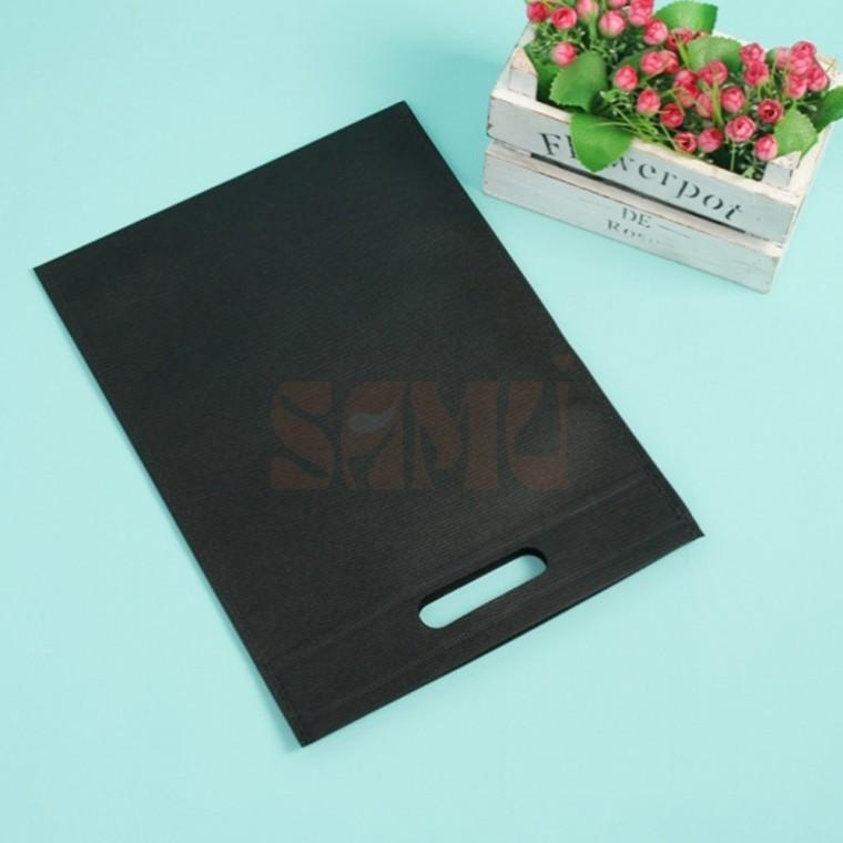 부직포 파우치 25x35cm 블랙 고급스런파우치 선물포장봉투