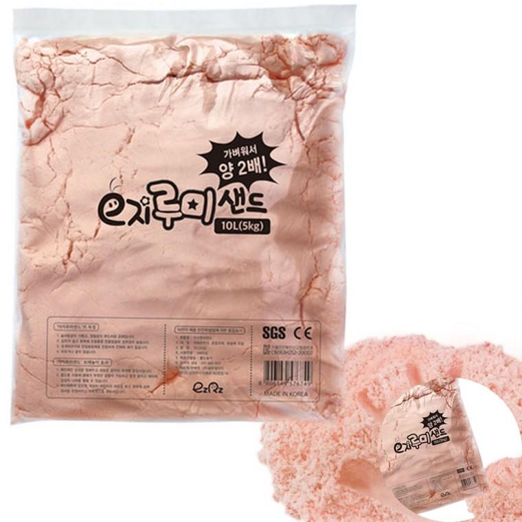 모래놀이 5kg 오렌지 실내모래놀이 모래놀이세트 샌드놀이
