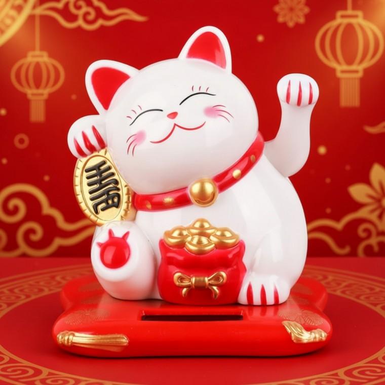 사무실 인테리어 소품 손흔드는 복 고양이 행운 장식
