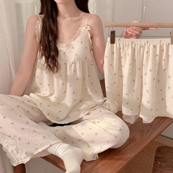온모어 여름잠옷 여성잠옷 홈웨어 잠옷바지 실내복 잠