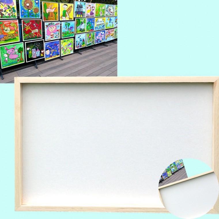 대형 직사각 원목 프레임 세트 51 x 32cm 원목프레임 고급액자 사진프레임