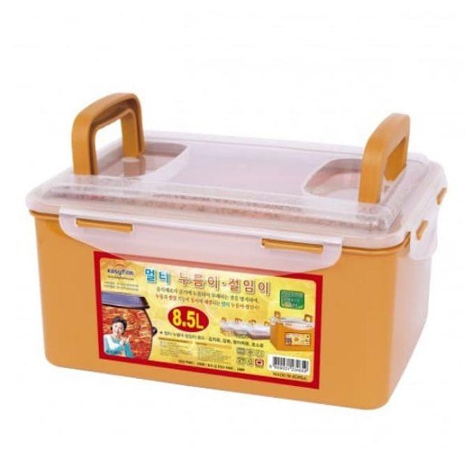 황토 밀폐용기 김치통 멀티 냉장고 용기 반찬통 8.5L
