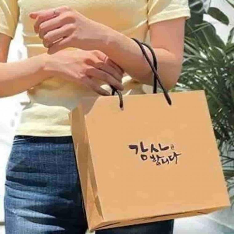 쇼핑백 10매 33x29x12 대 포장쇼핑백 답례품종이가방 고급쇼핑백