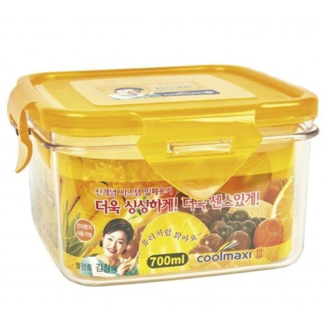쿨맥시3 밀폐용기 냉장고 반찬통 찬통 정사각 700ml