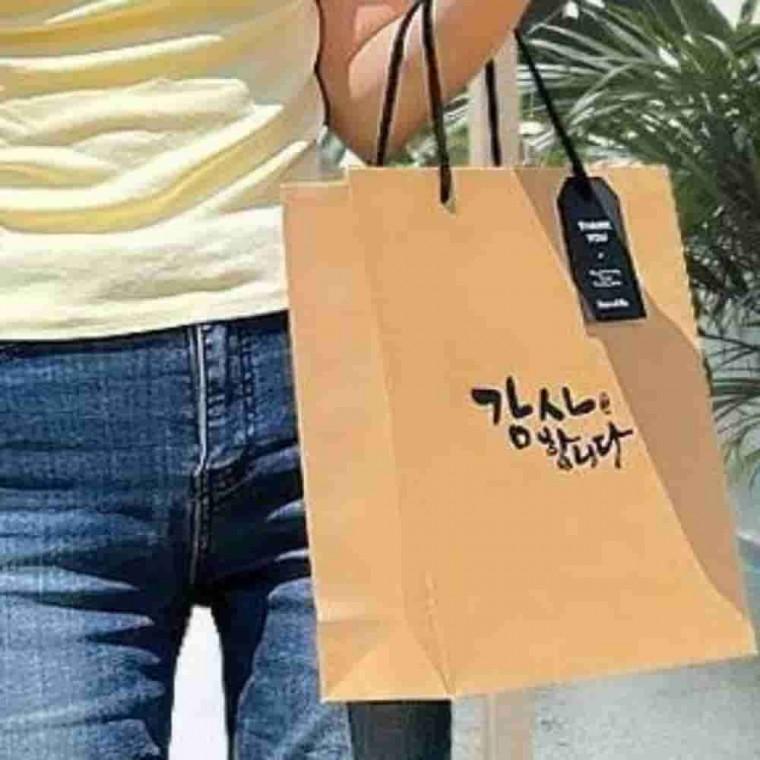 쇼핑백 10매 20x28x10 소 답례품쇼핑백 선물포장쇼핑백 종이쇼핑백