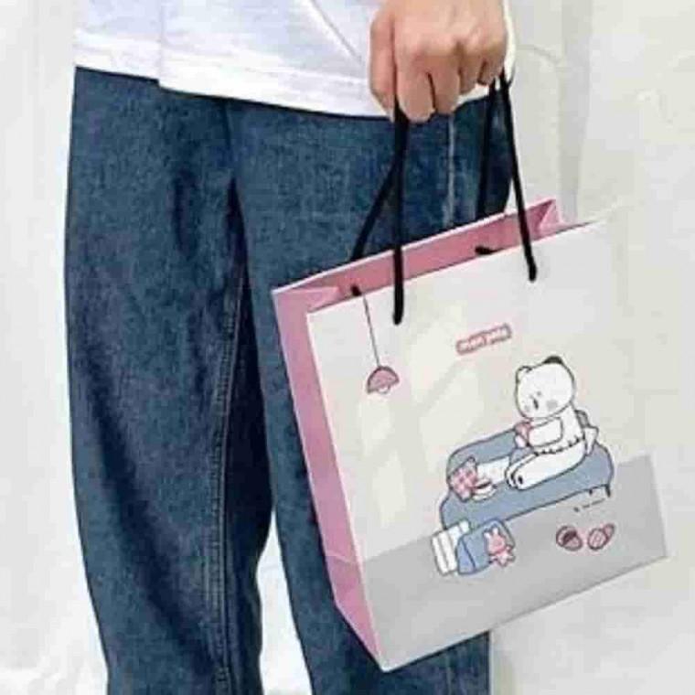 몽 포트 쇼핑백 10개 아트쇼핑백 선물쇼핑백 캐릭터쇼핑백
