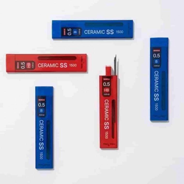 SS 1500 샤프심 0.5mm 12개 고강도샤프심 B 진한샤프심