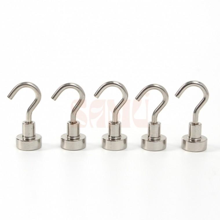 네오디뮴자석 후크 12x32mm 다용도자석걸이 자석행거