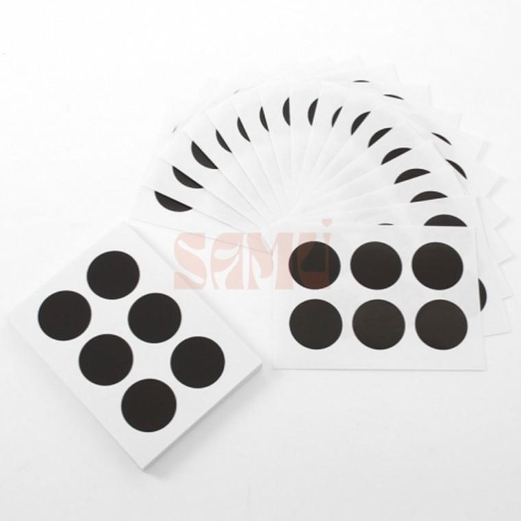30mm 원형 스티커 블랙 얇은스티커 도트스티커