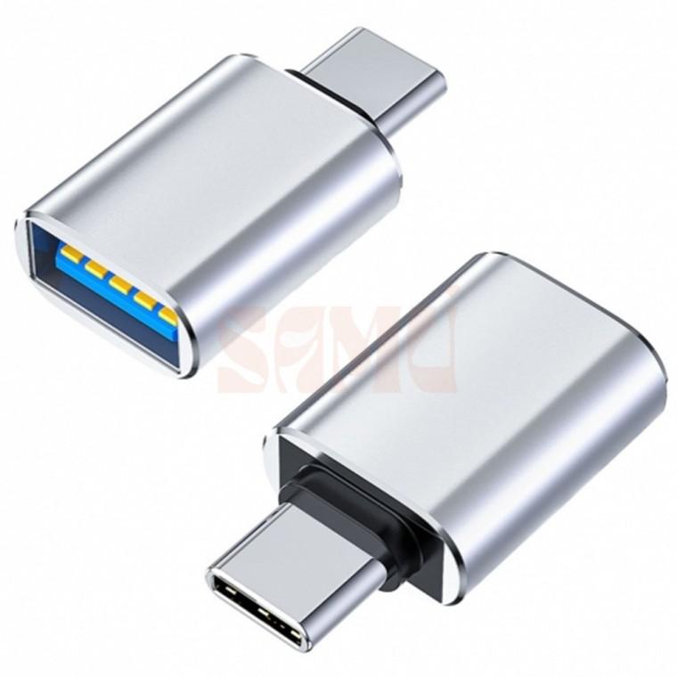 USB C타입 OTG젠더 실버 케이블 가성비좋은변환젠더