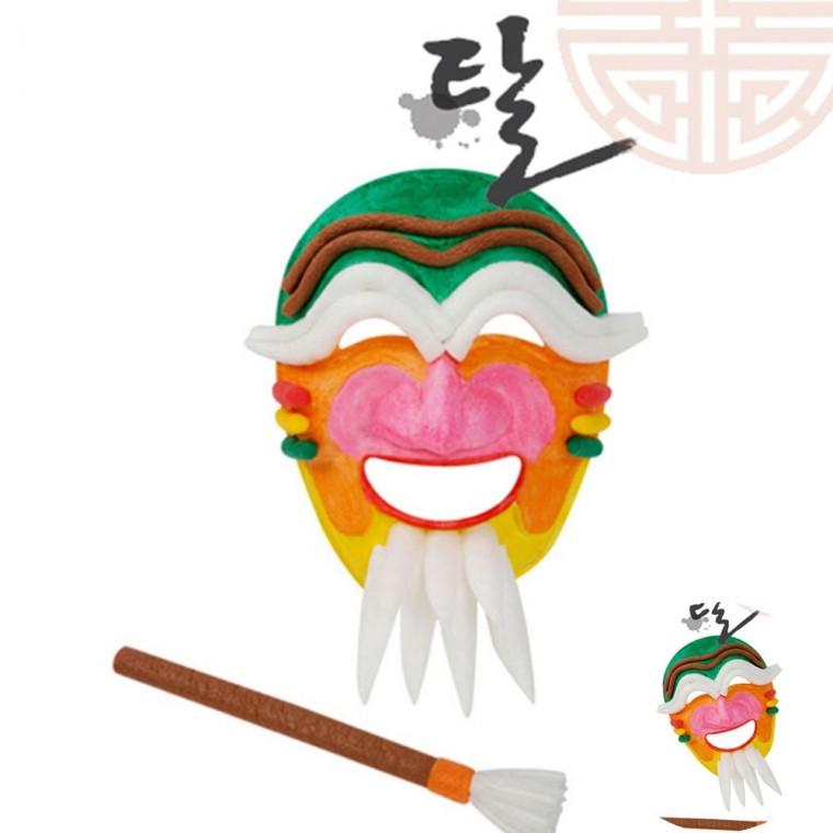 양반탈과 붓만들기 단체미술수업재료 만들기놀이 미술만들기수업