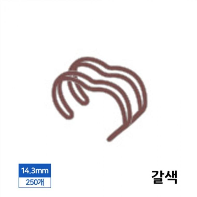 제본 3대1 와이어링 14.3mm 250개입 갈색 코일링 링제본 바인더링