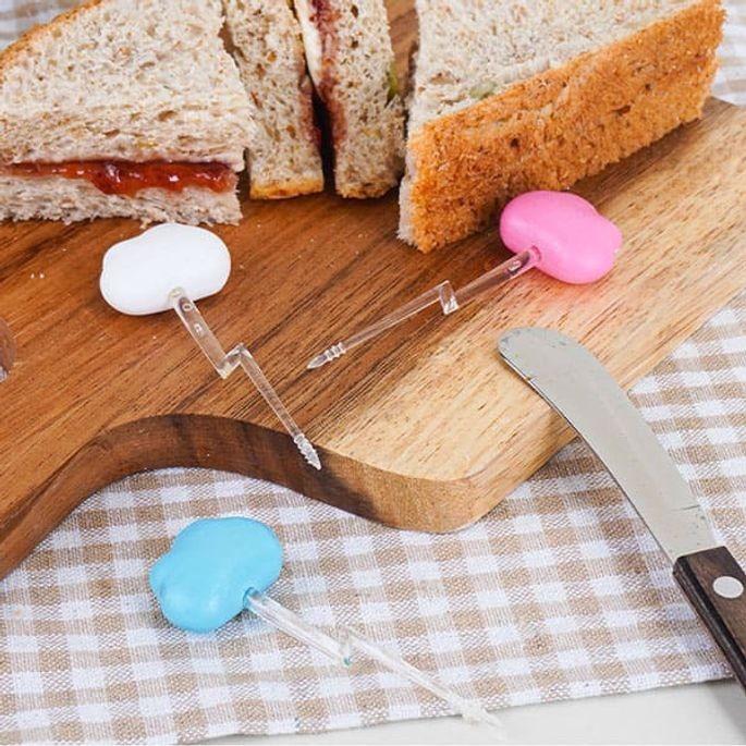 과일꼬치 데코픽 도시락 플레이팅 과일꼬지 구름 6p