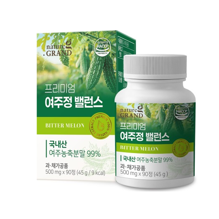 네이처그랜드 프리미엄 여주정 밸런스 500mg x 90정