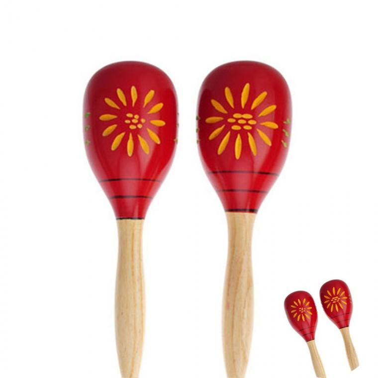마라카스 5개묶음 리듬악기 원목마라카스 음악교구