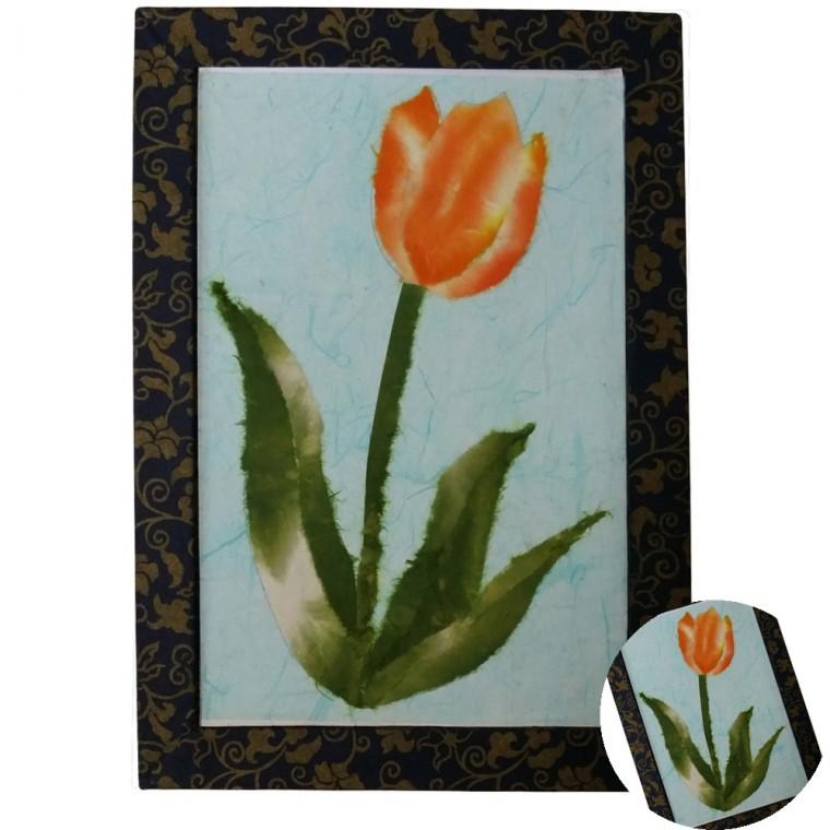 한지그림 튜울립 만들기세트 공예체험 공예키트