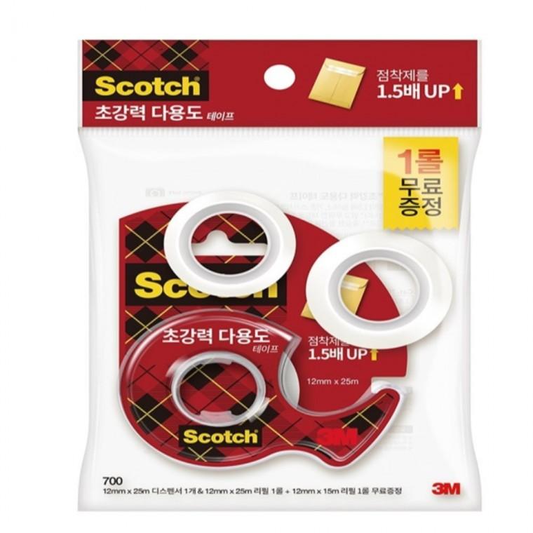 초강력테이프 세트 12mmx25M 사무용테이프 종이붙이는테이프 미술테이프
