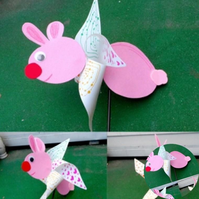 바람개비 토끼 만들기 미술만들기 DIY만들기키트 색칠만들기