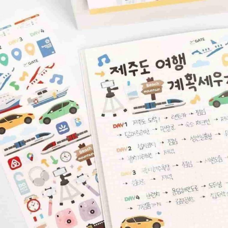 씰스티커 6가지 세트 핸드폰스티커 다꾸스티커 핸드폰꾸미기스티커