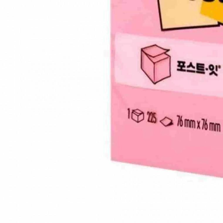 포스트잇 큐브파스텔 76x76 접착식메모지 귀여운메모지 사무용품