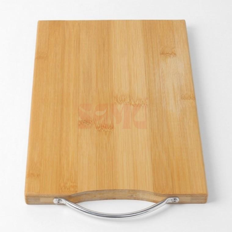 손잡이 대나무 도마 30x20cm 실용적도마 스시도마