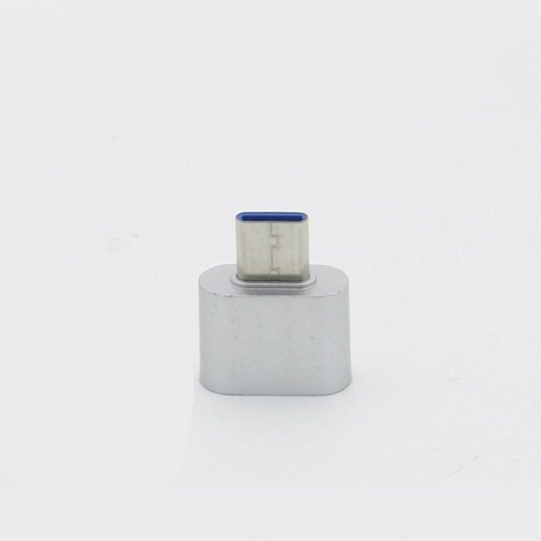 Coms USB 3.1 C타입 OTG 젠더 C M 2.0F 숏 실버