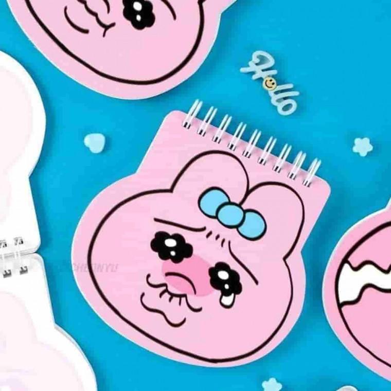 빤쮸토끼 얼굴수첩 영단어암기 메모노트 메모수첩