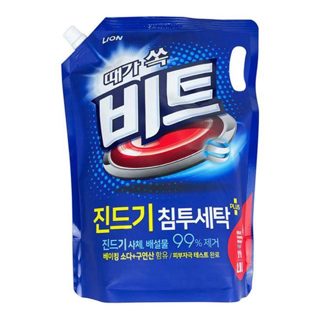 비트 세탁 세제 세탁기 빨래 액체 세제 일반용 리필2L
