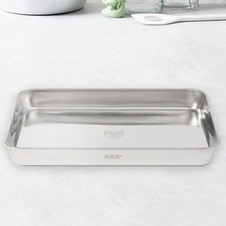 사각 304스텐 트레이 26.5x20.5cm 스테인레스트레이 스테인리스트레이