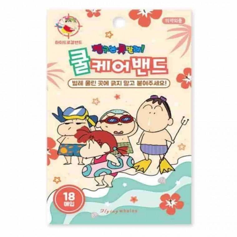 짱구는못말려 쿨케어밴드 캐릭터밴드 쿨패치 모기물렸을때패치