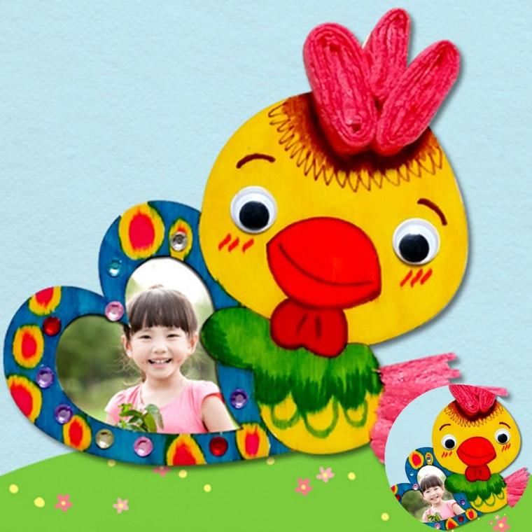 닭 액자 만들기 그림액자만들기 기념액자 나만의사진액자