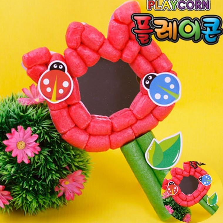 튤립손거울 5인용 만들기교구 미술만들기재료 키트만들기