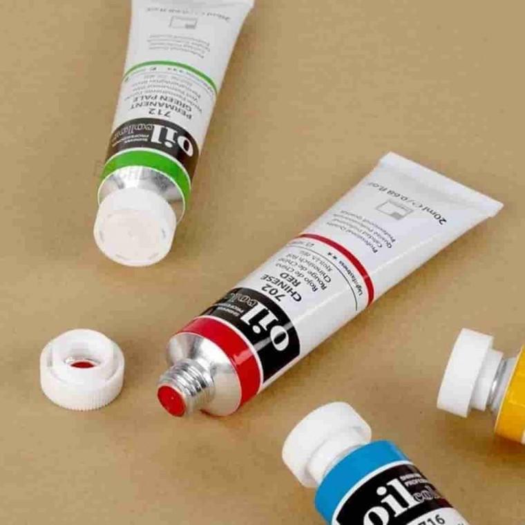 유화 물감 20ml 24색 유화물감세트 미술재료 전문가용물감