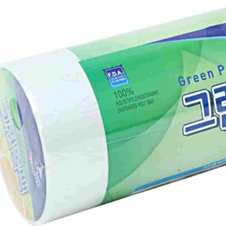 그린롤백 25x35x500매 상추비닐 과일봉지 일회용봉지 야채포장비닐