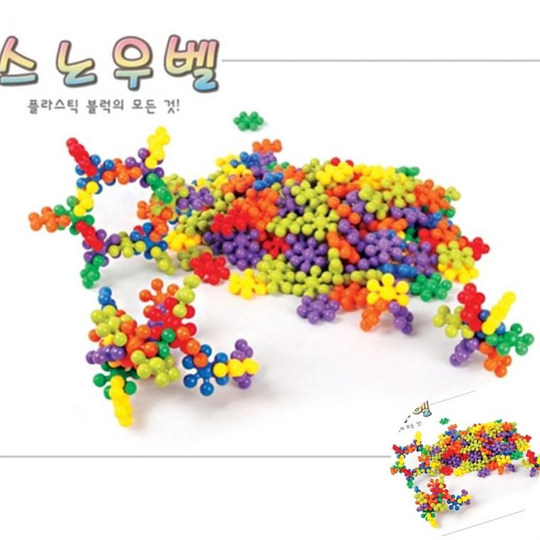 스노우벨 빅블럭 꽃모양블록 플라스틱블록