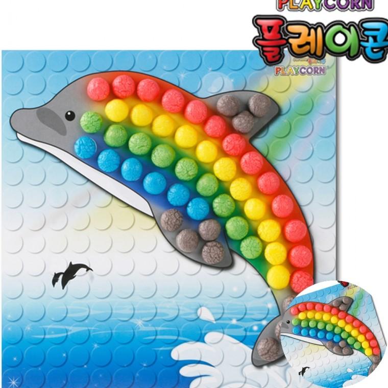 돌고래 방문수업 미술활동 붙이기놀이