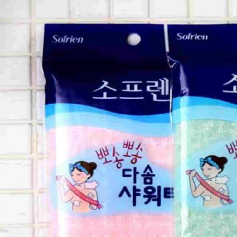다솜샤워타올 때밀이수건 목욕타월 부드러운샤워타월 샤워도구