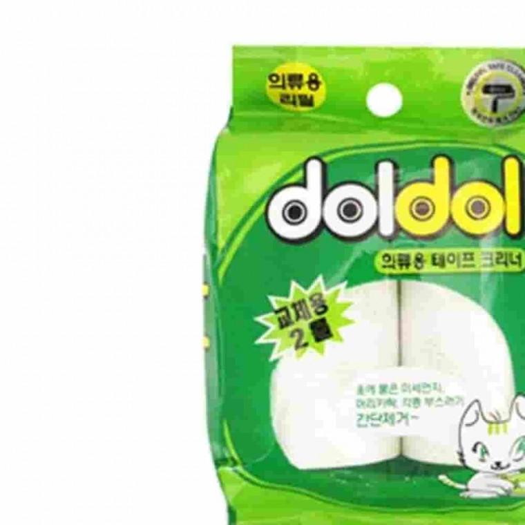 의류용테이프크리너리필 2P 10x10 강아지털제거 침구청소 머리카락제거 고양이털제거