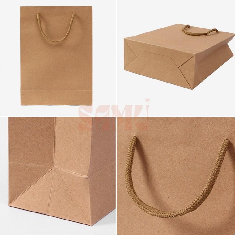 종이 쇼핑백 20x28cm 브라운 크라프트종이쇼핑백 종이쇼핑백대