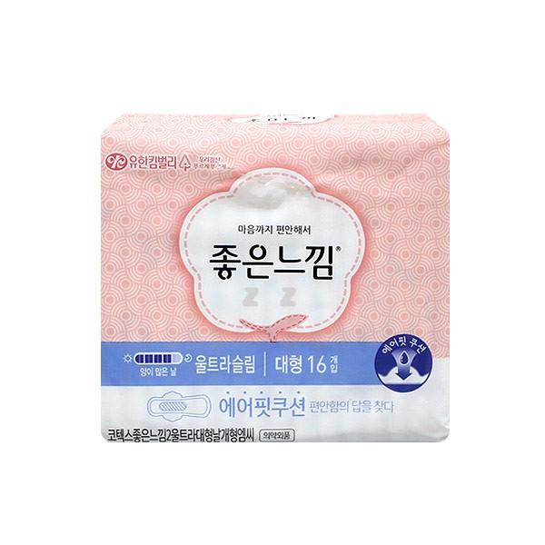 좋은느낌 울트라슬림 대형 16개입 -TJ/대형생리대