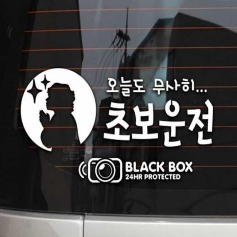 자동차스티커 야간반사스티커 초보운전 초보운전스티커