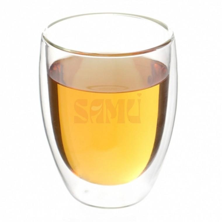 이중 유리컵 350ml 심플찻잔세트 내열유리커피잔