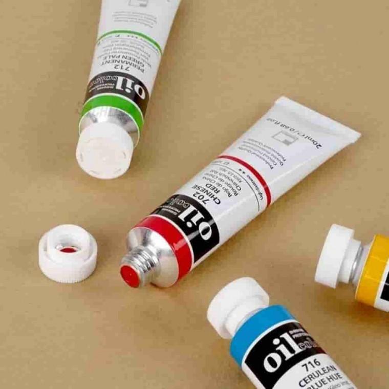 유화 물감 20ml 12색 전문가물감 미술수업준비 물감세트